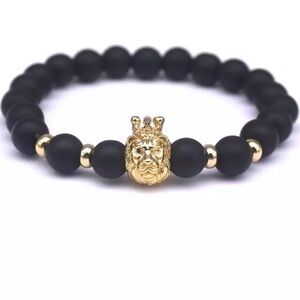 Beads Bracelet with Lion Charm​